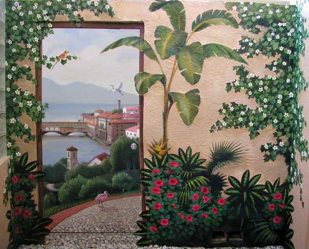 patio mural